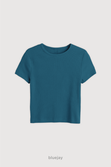 Remera Ribb Midi - Bluejay