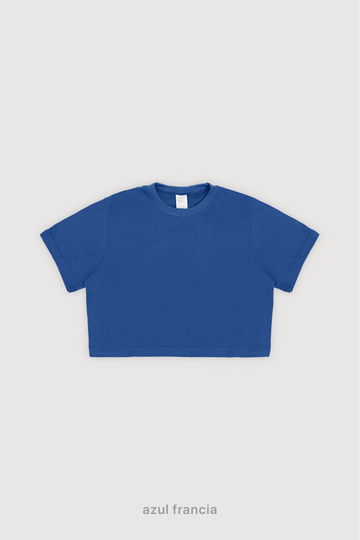 Baby Tee - Azul francia