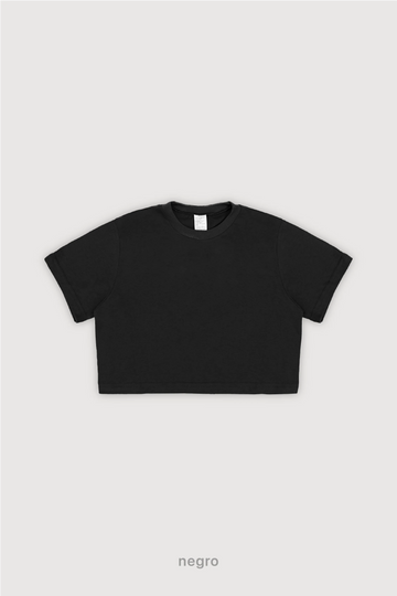 Baby Tee - Negro