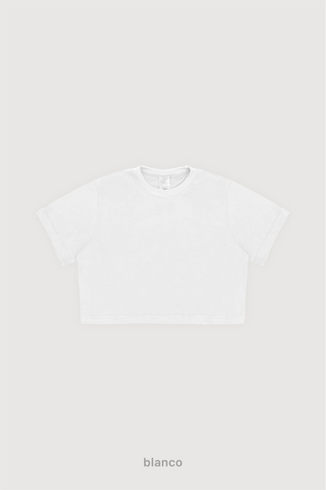Baby Tee Soft - Blanco