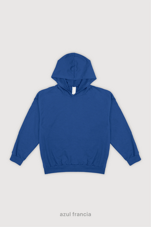 SS25 Hoodie Boxy Fit PREMIUM - Azul Francia
