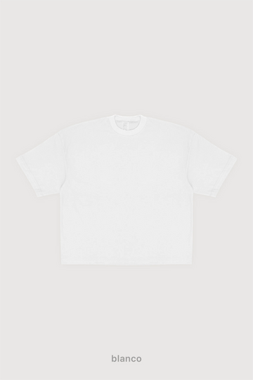 Remera Boxy Fit - Blanco