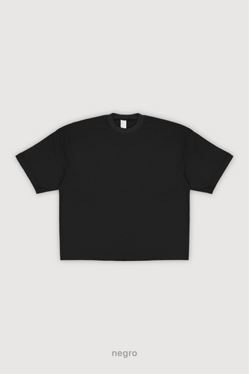 Remera Boxy Fit - Negro