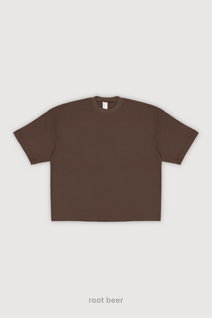 SS25 Remera Boxy Fit - Root beer
