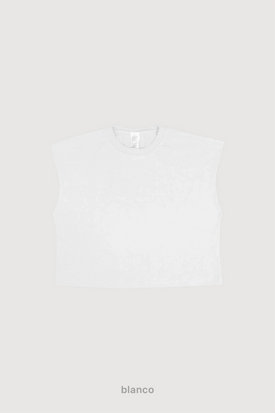 Remera Crop Sin Mangas