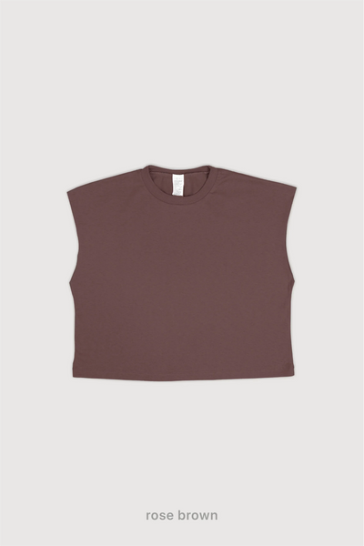 Remera Crop Sin Mangas