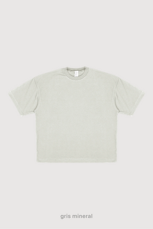 SS25 Remera Oversize - Gris Mineral