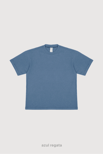 Remera Regular Fit - Azul Regata