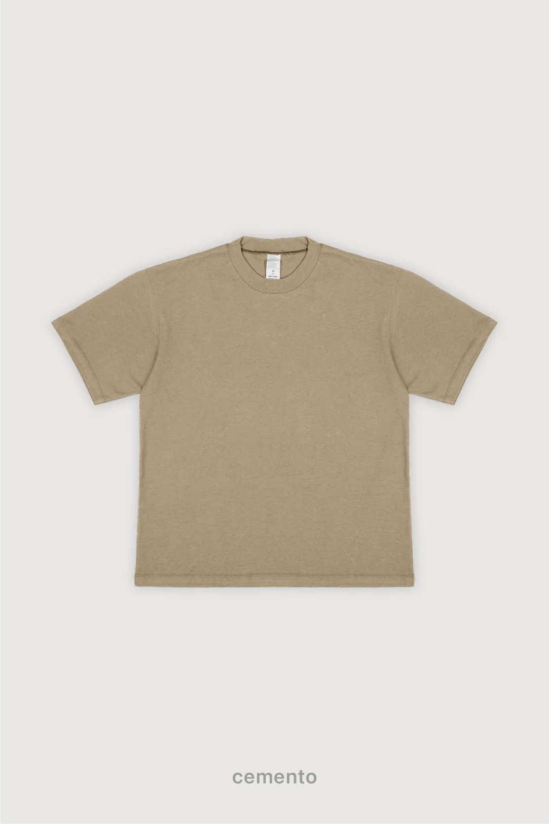 Remera Regular Fit - Cemento