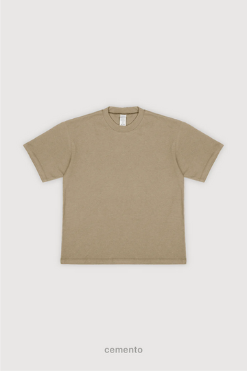 Remera Regular Fit - Cemento