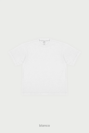 SS25 Remera Regular Fit Pesada - Blanco
