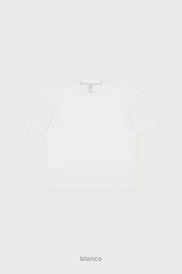 Remera Regular Fit Pesada - Blanco
