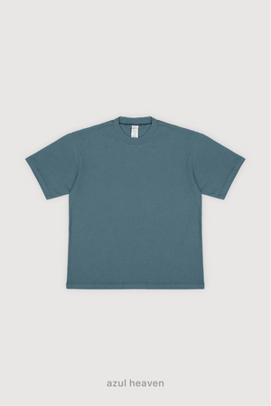 SS25 Remera Regular Fit - Azul Heaven