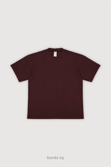 Remera Regular Fit - Bordo Sy