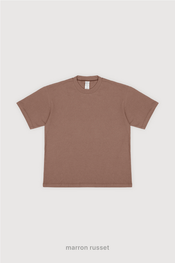 Remera Regular Fit - Marron Russet