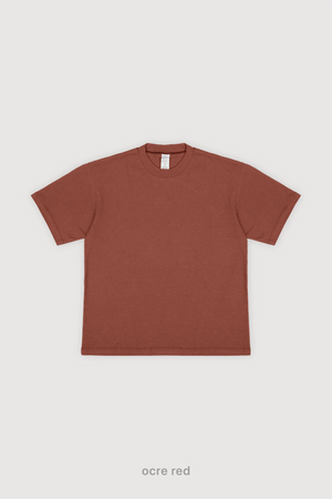 SS25 Remera Regular Fit - Ocre Red
