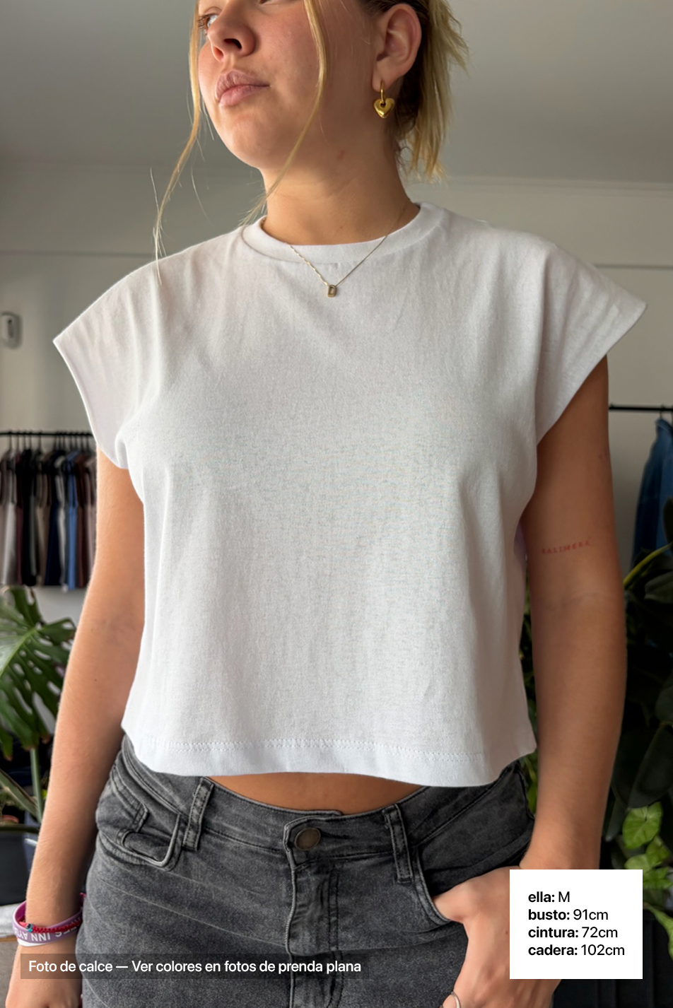 Remera Crop Sin Mangas