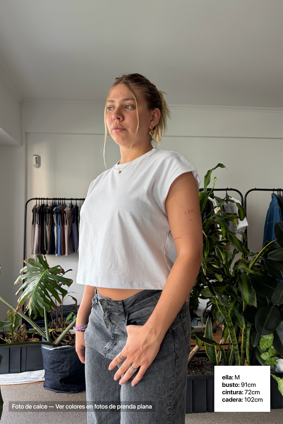 Remera Crop Sin Mangas