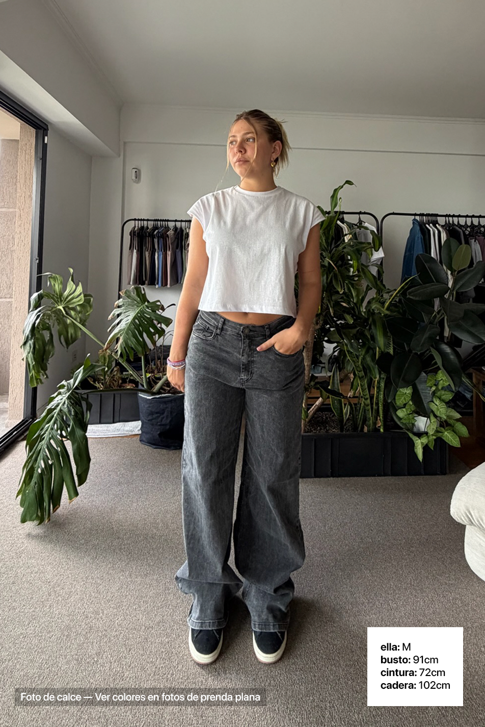 Remera Crop Sin Mangas