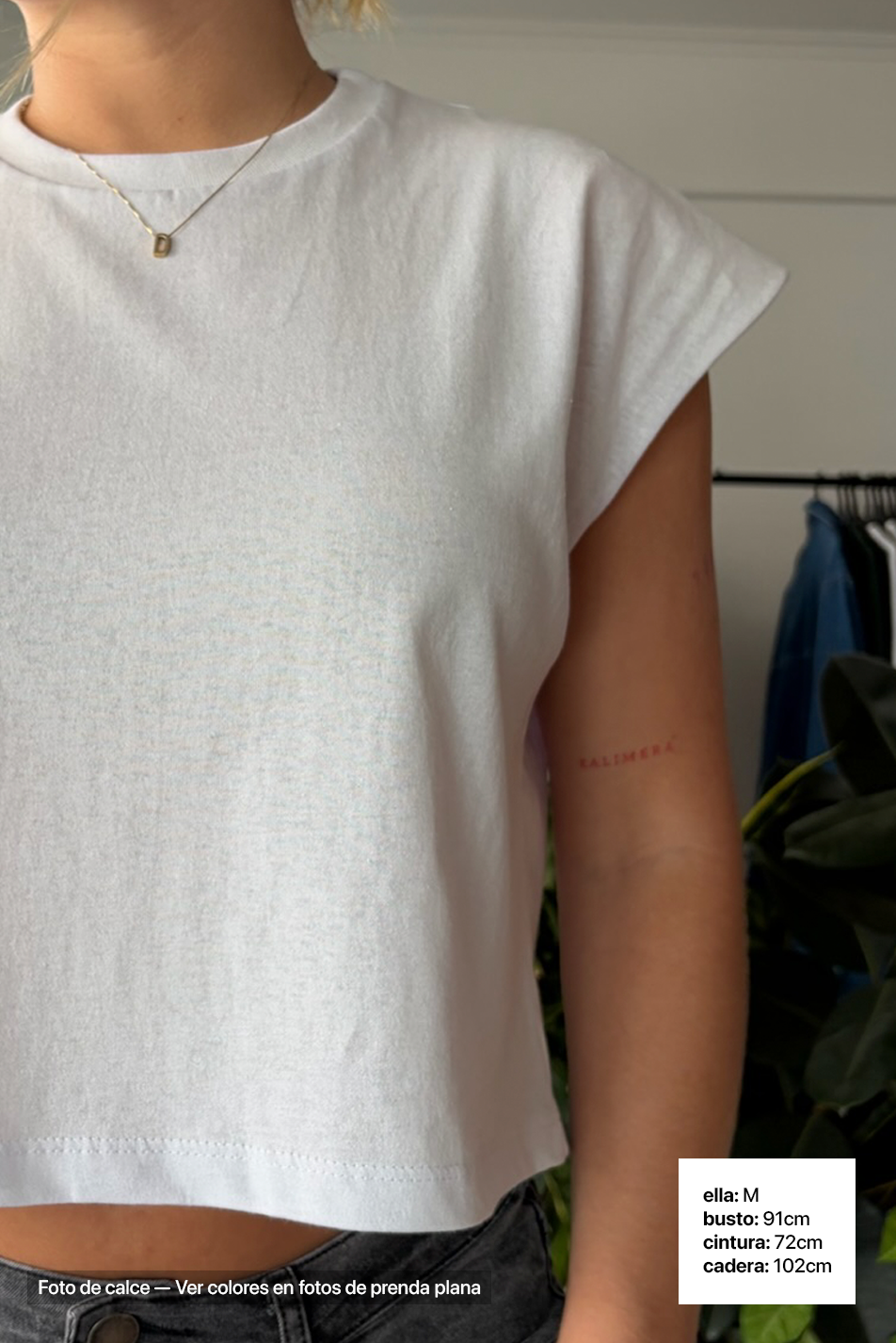 Remera Crop Sin Mangas