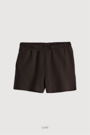 Short de Algodon - Cafe