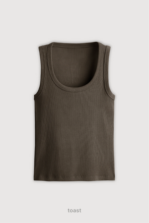 Tank Top Midi - Toast