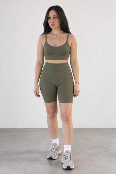 Sport Bra Bretel Fino Boost - Oliva