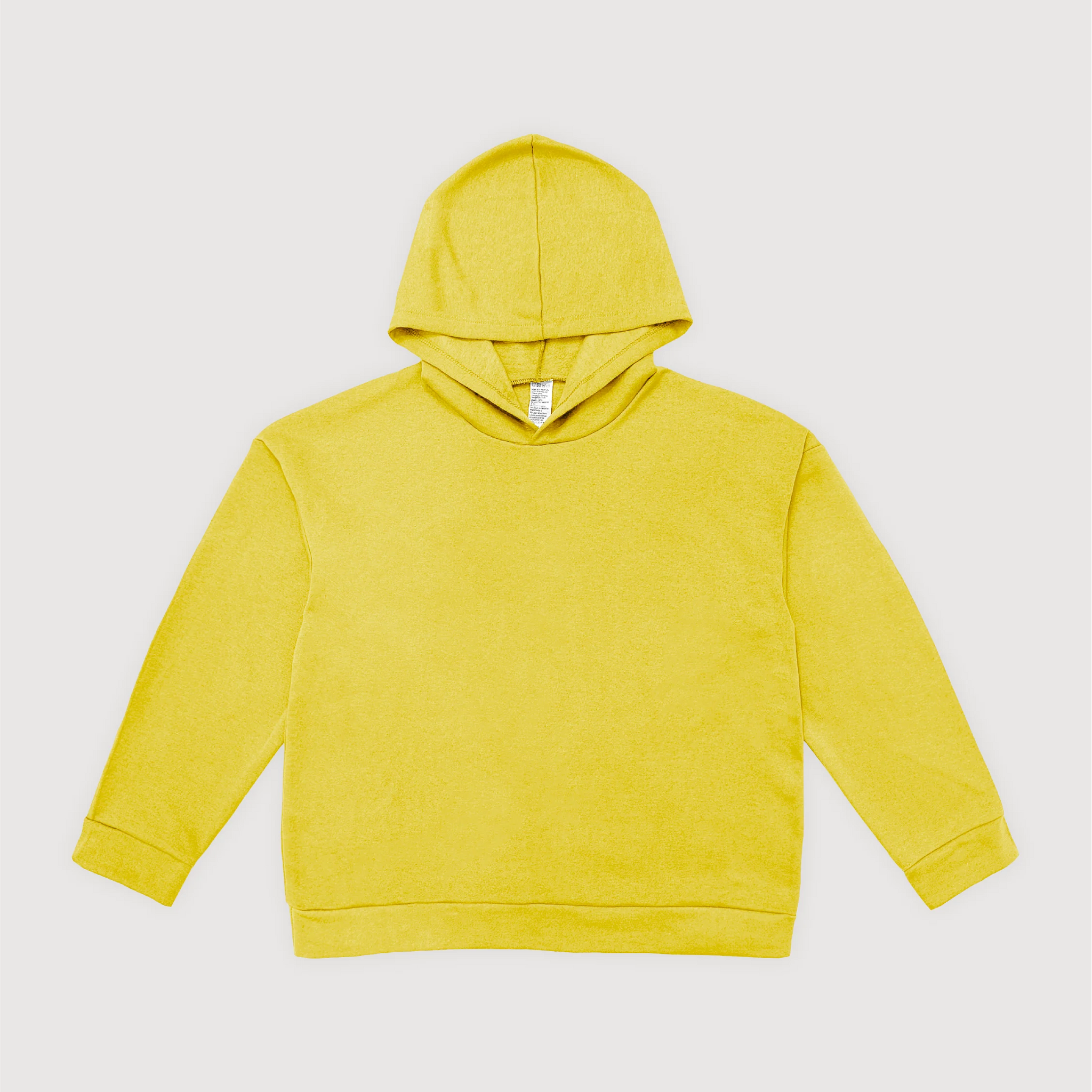 Hoodie Oversize Frisado - Amarillo Melon