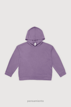 Hoodie Boxy Fit Frisado - Pensamiento