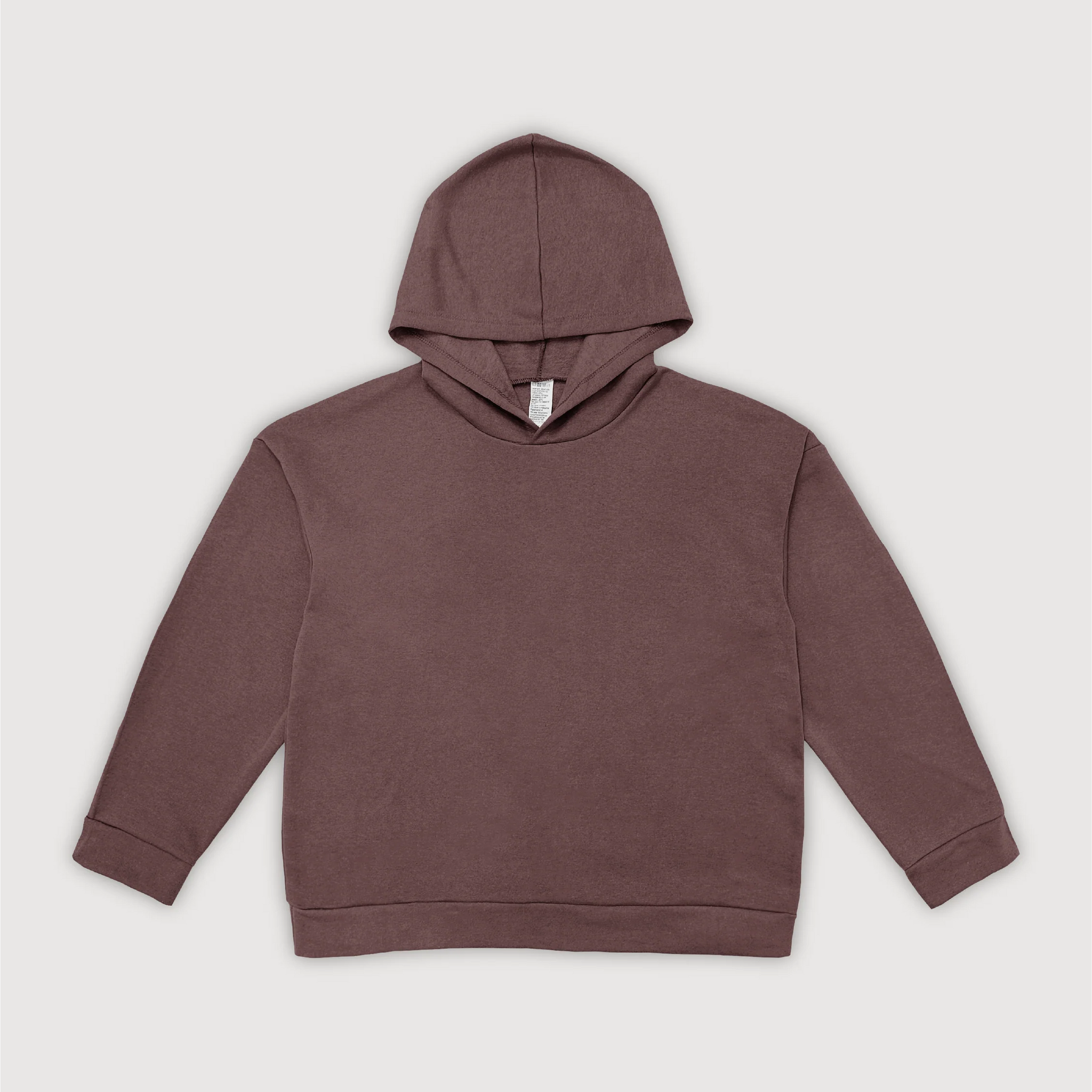 Hoodie Oversize Frisado - Rose Brown