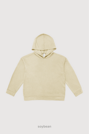 Hoodie Boxy Fit Frisado - Soybean