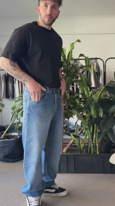 Jean Baggy Blue Hombre