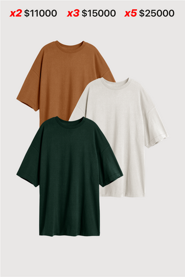 Packs de Remera Oversize