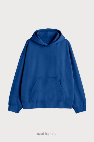 Canguro Oversize Relaxed Soft - Azul Francia