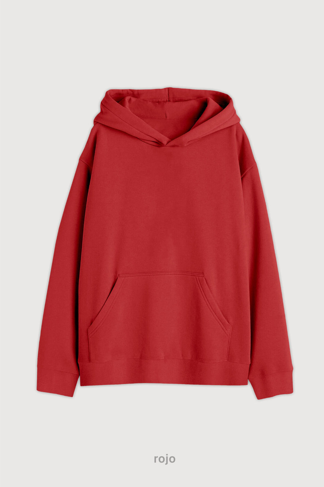 Canguro Oversize Super Soft - Rojo