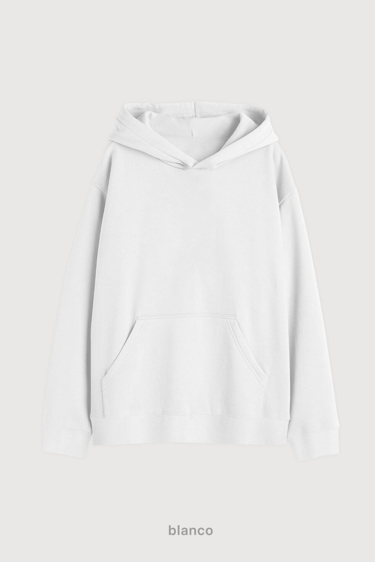 Canguro Oversize Super Soft - Blanco