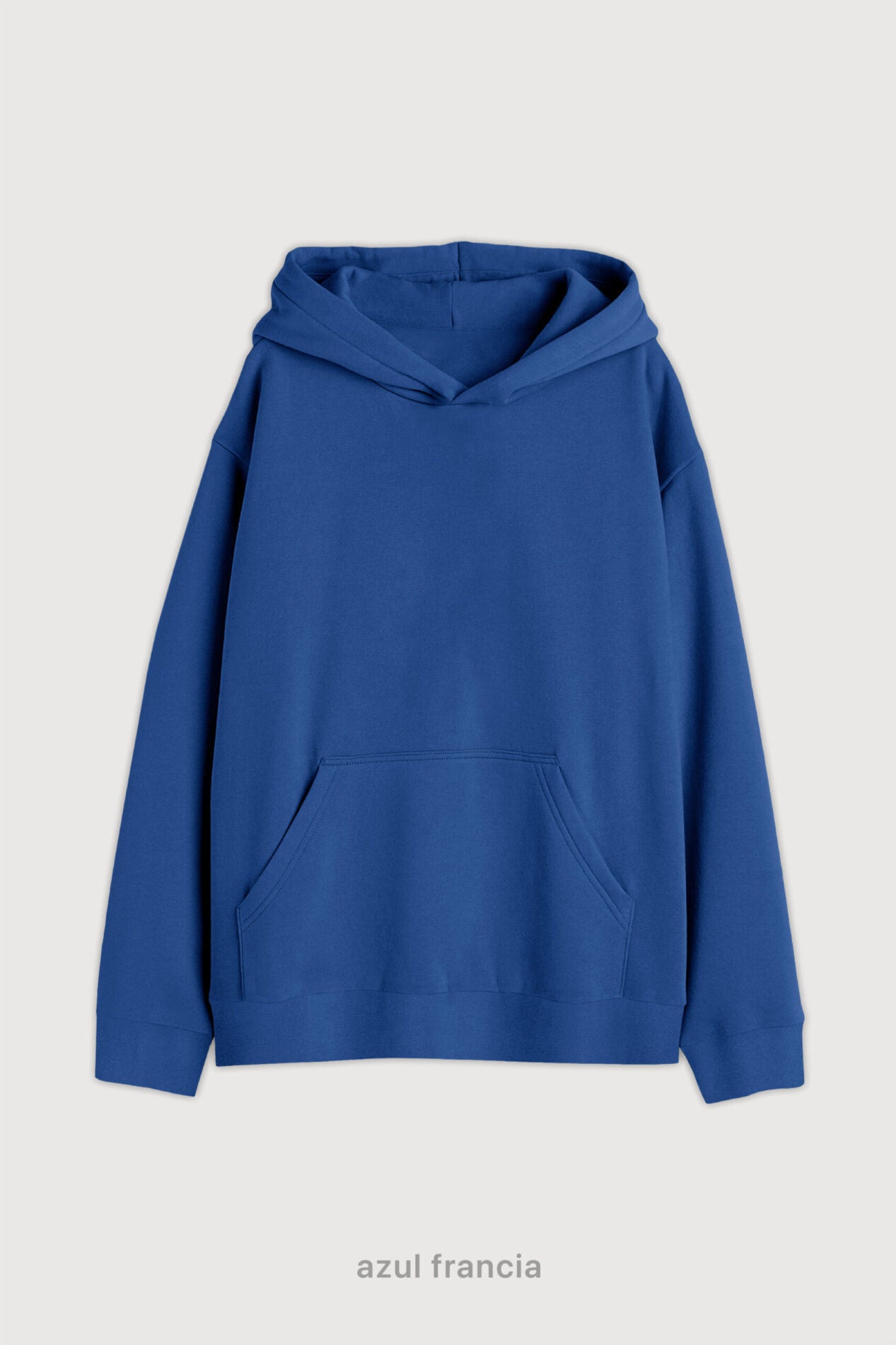 Canguro Oversize Super Soft - Azul Francia