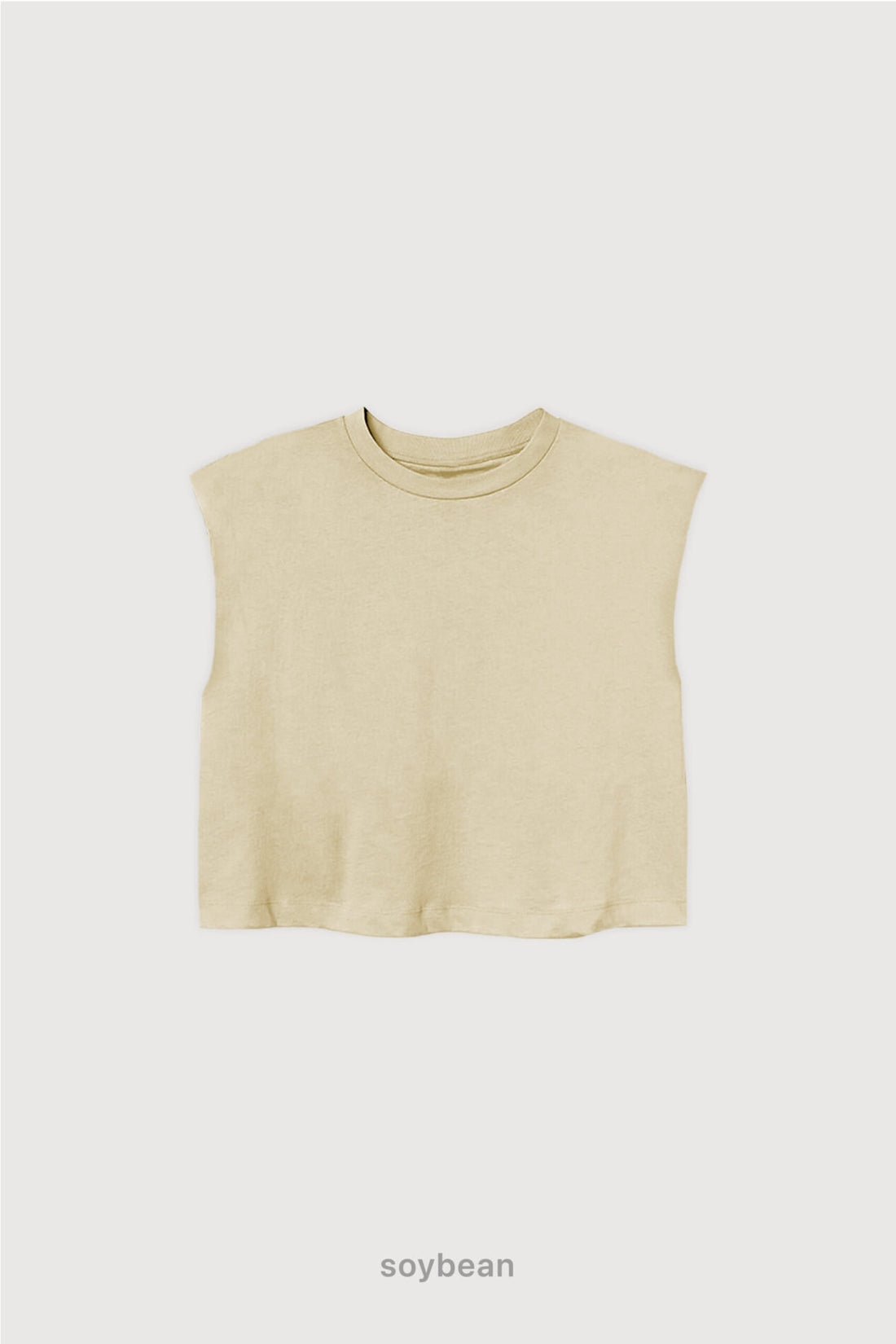 Crop Sleeveless - Soybean