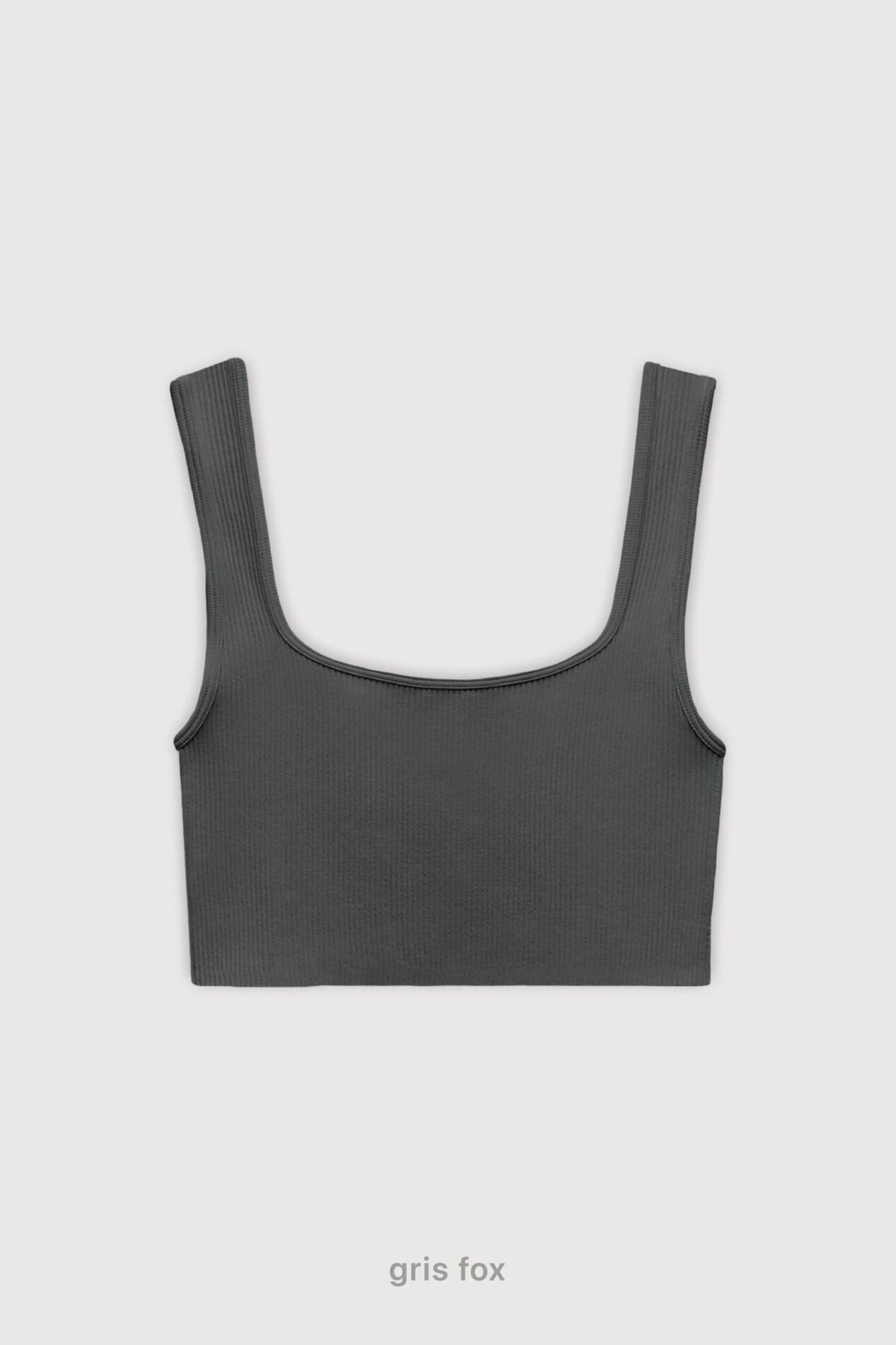 Crop Top - Gris Fox