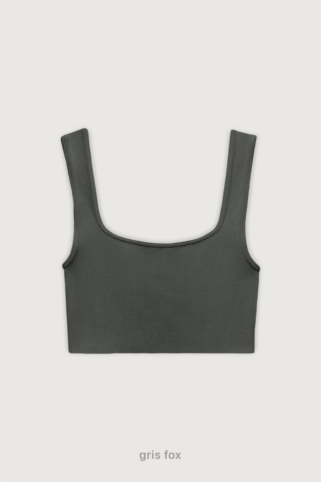 Crop Top - Gris Fox