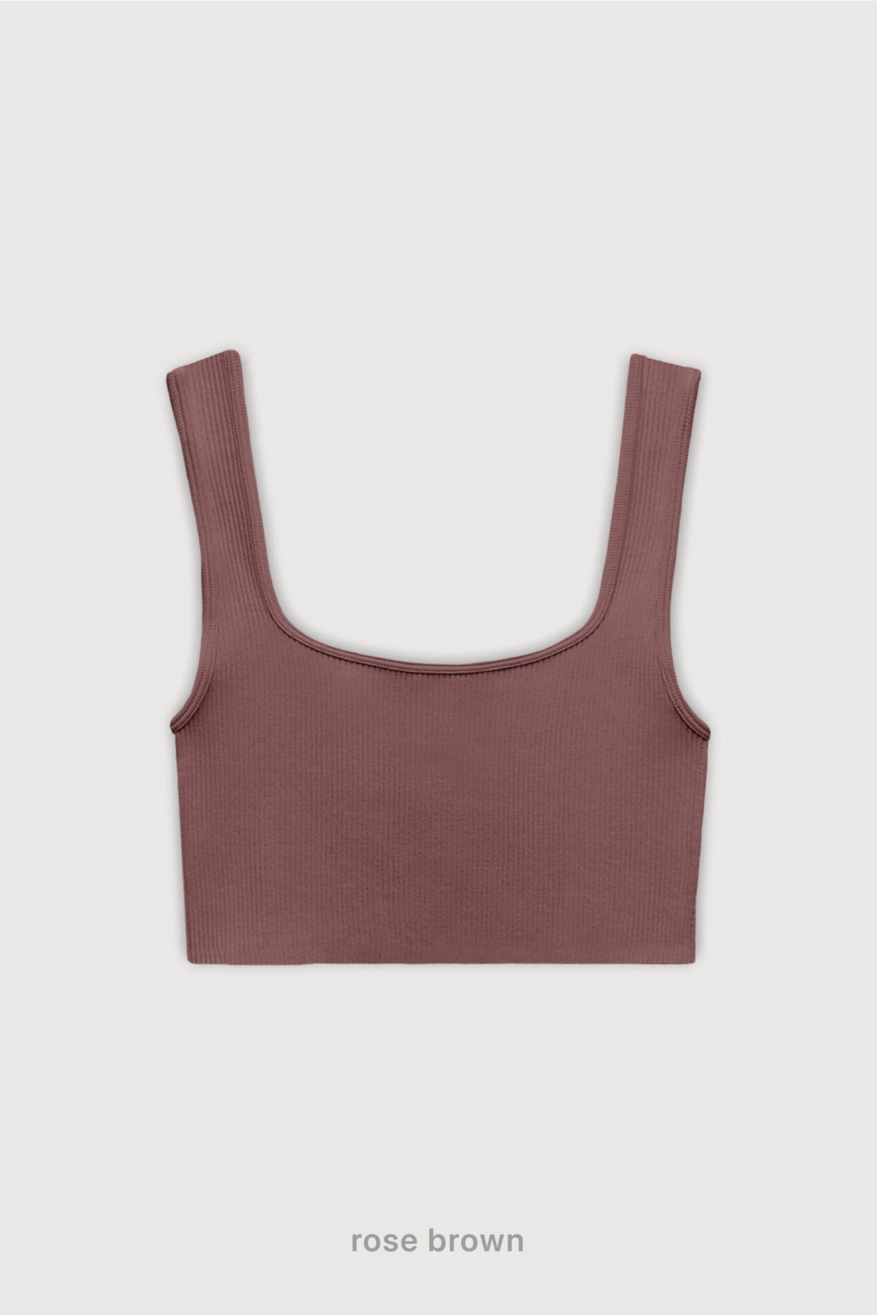 Crop Top - Rose Brown