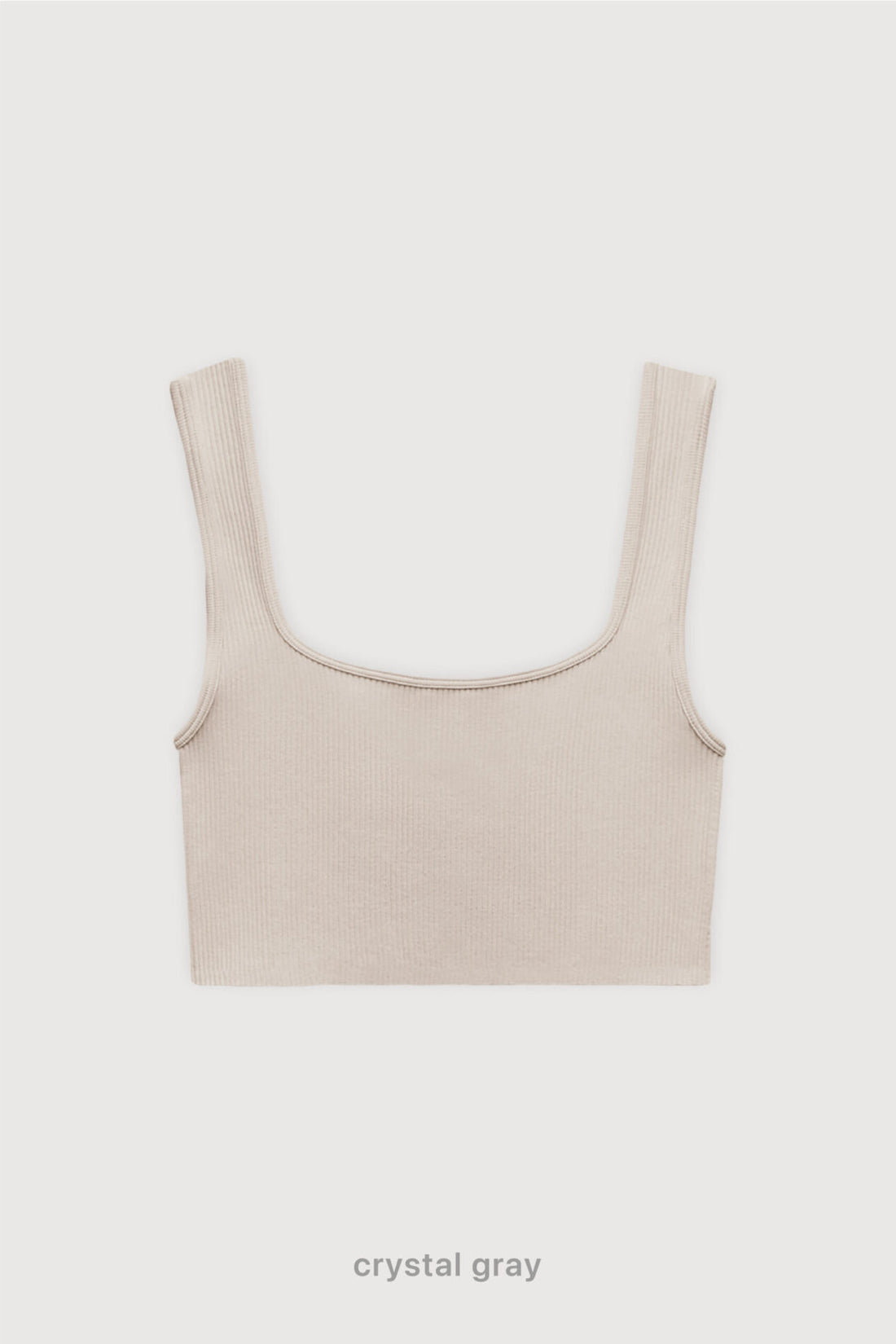 Crop Top - Crystal Gray