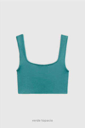 Crop Top - Verde Topacio