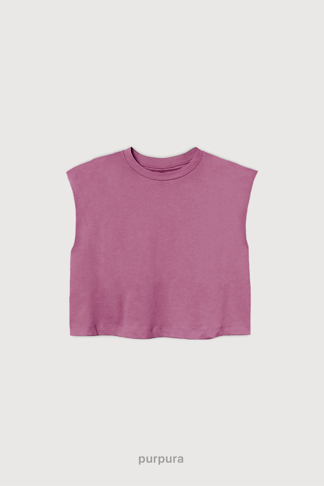 Crop Sleeveless - Purpura