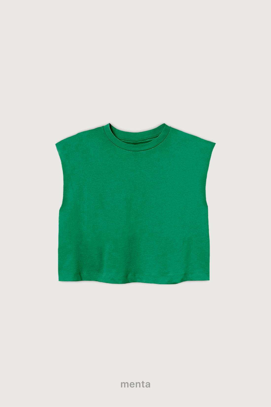 Crop Sleeveless - Menta