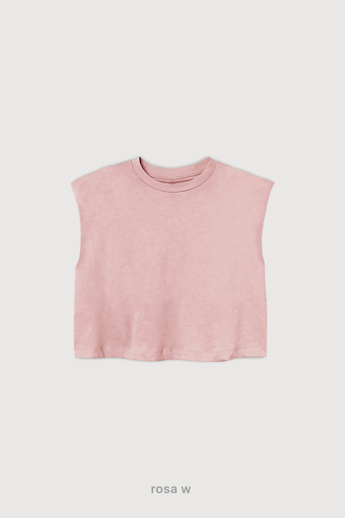 Crop Sleeveless - Rosa W