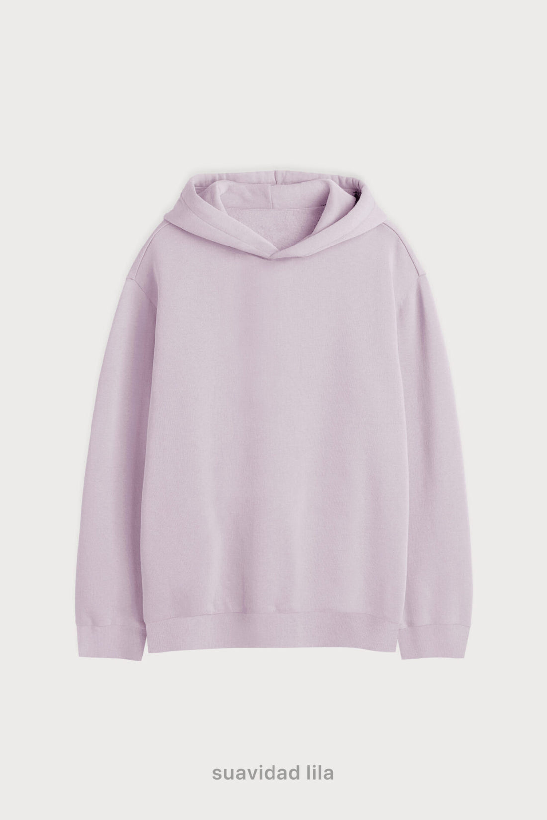 Hoodie Oversize Frisado - Suavidad Lila