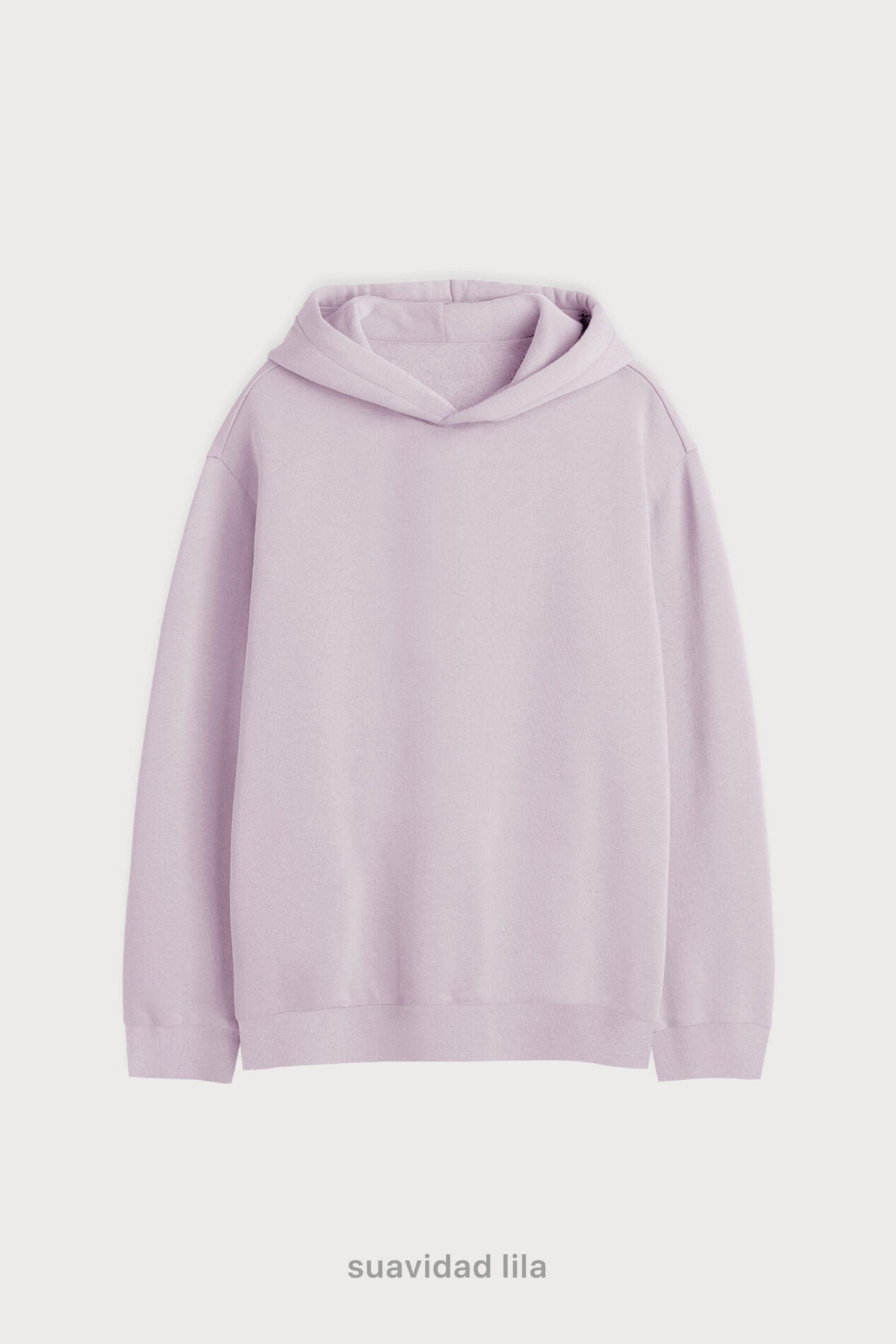 Hoodie Oversize Frisado - Suavidad Lila
