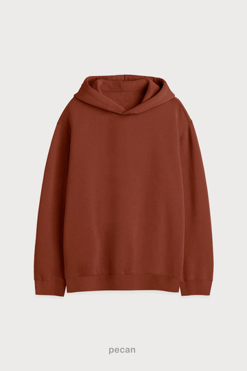 Hoodie Oversize Frisado - Pecan