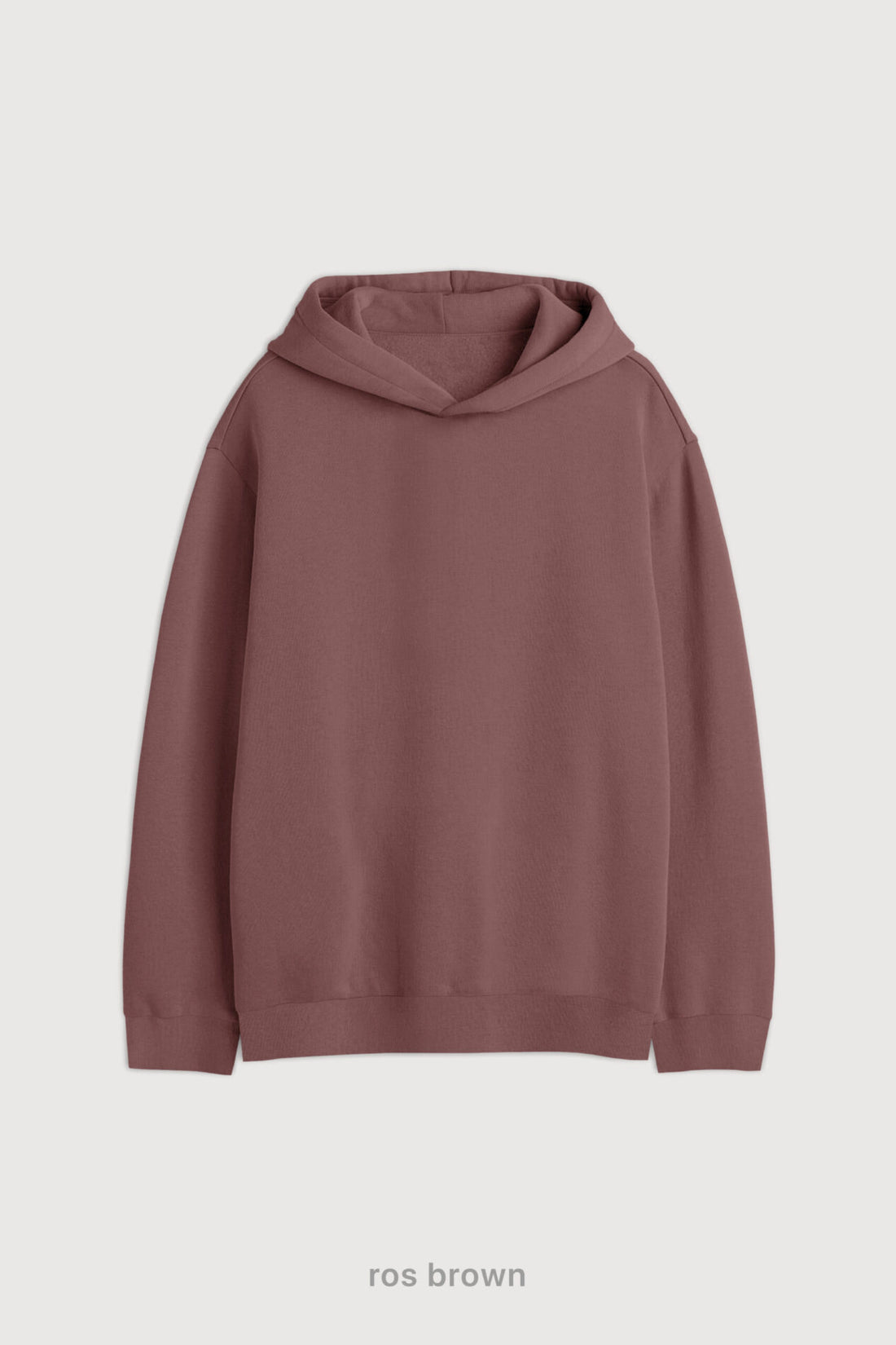 Hoodie Oversize Frisado - Rose Brown